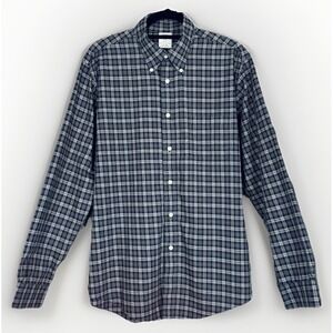 Brooks Brothers Regent 1818 Button Up Shirt Large‎ Long Sleeve Blue Plaid Pocket